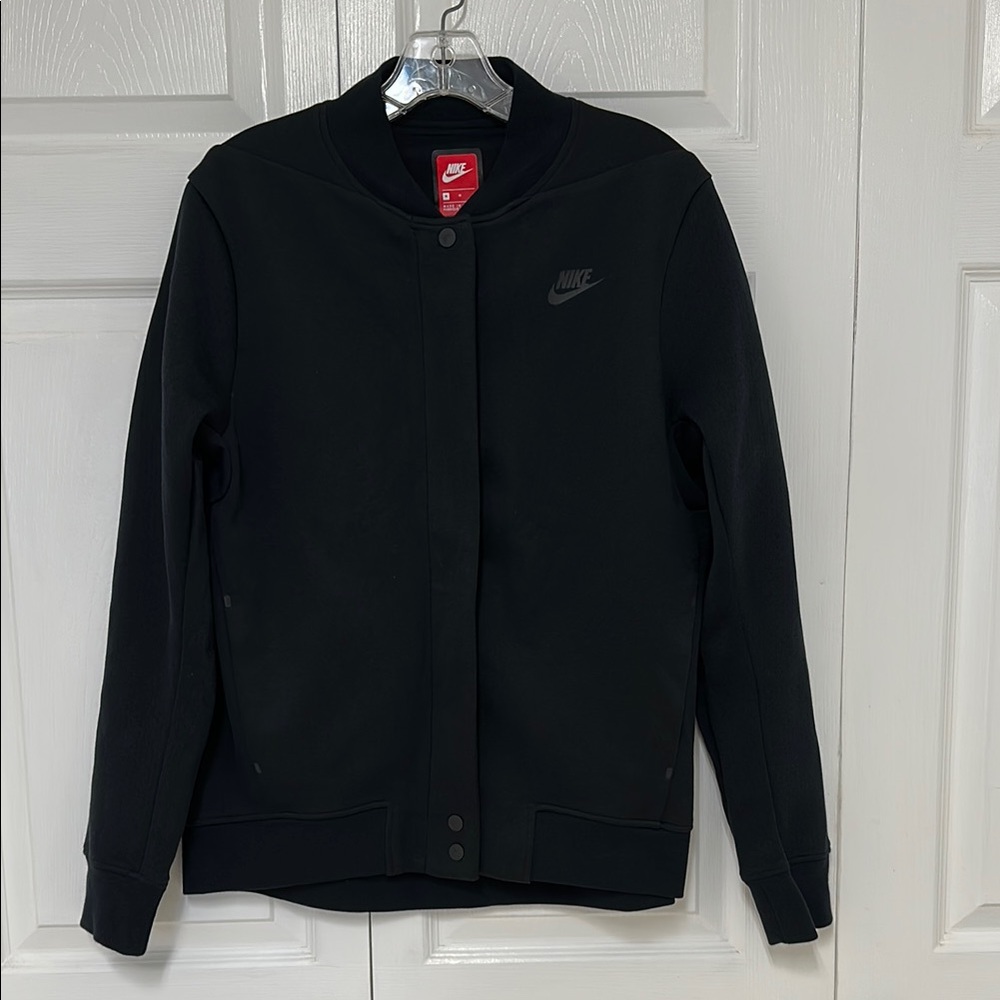 NWT Nike Black Bomber Jacket Athletic Style